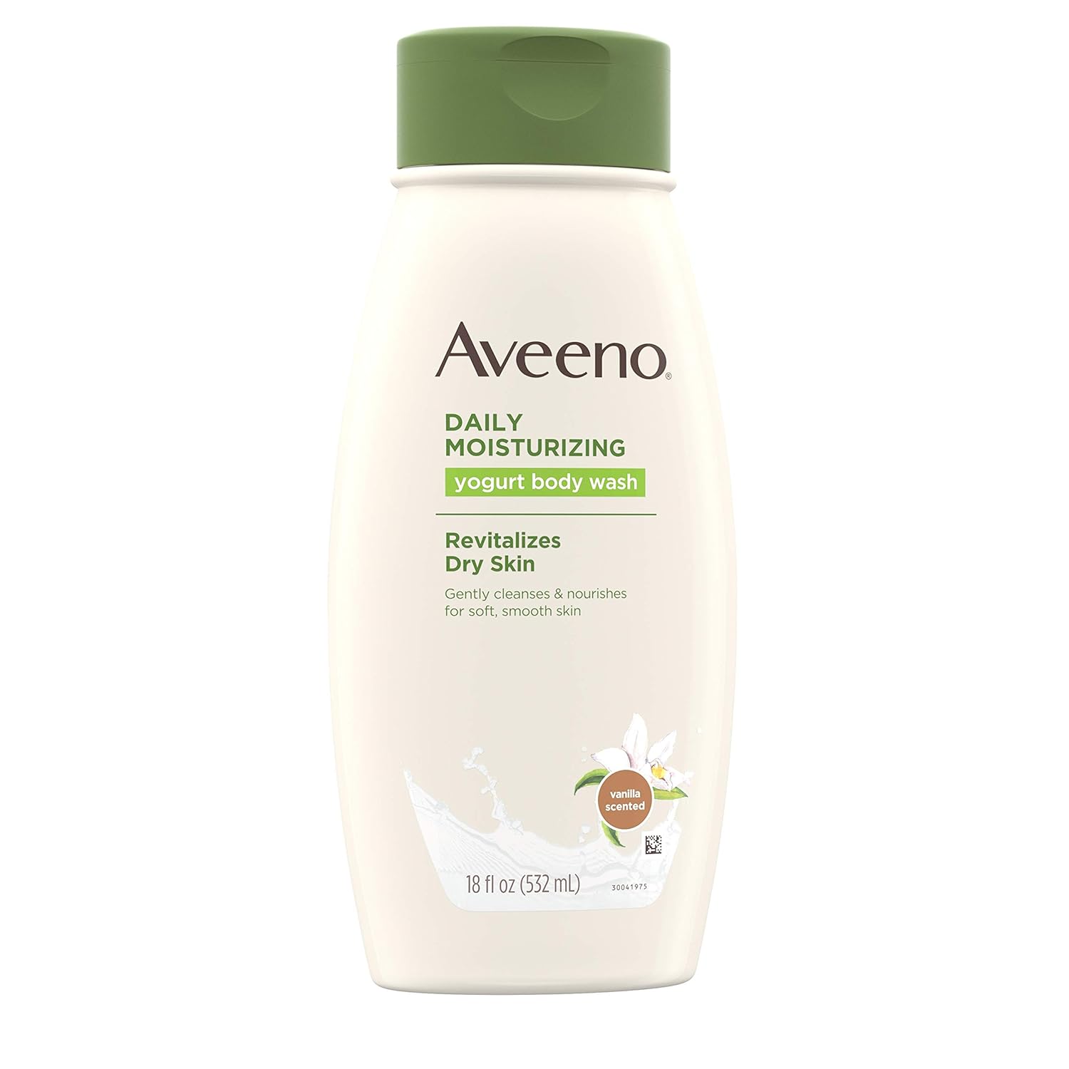 Aveeno Daily Moisturizing Yogurt Body Wash for Dry Skin with Soothing Oat & Vanilla Scent, Gentle Body Cleanser, 18 fl. Oz (Pack of 3) : Beauty