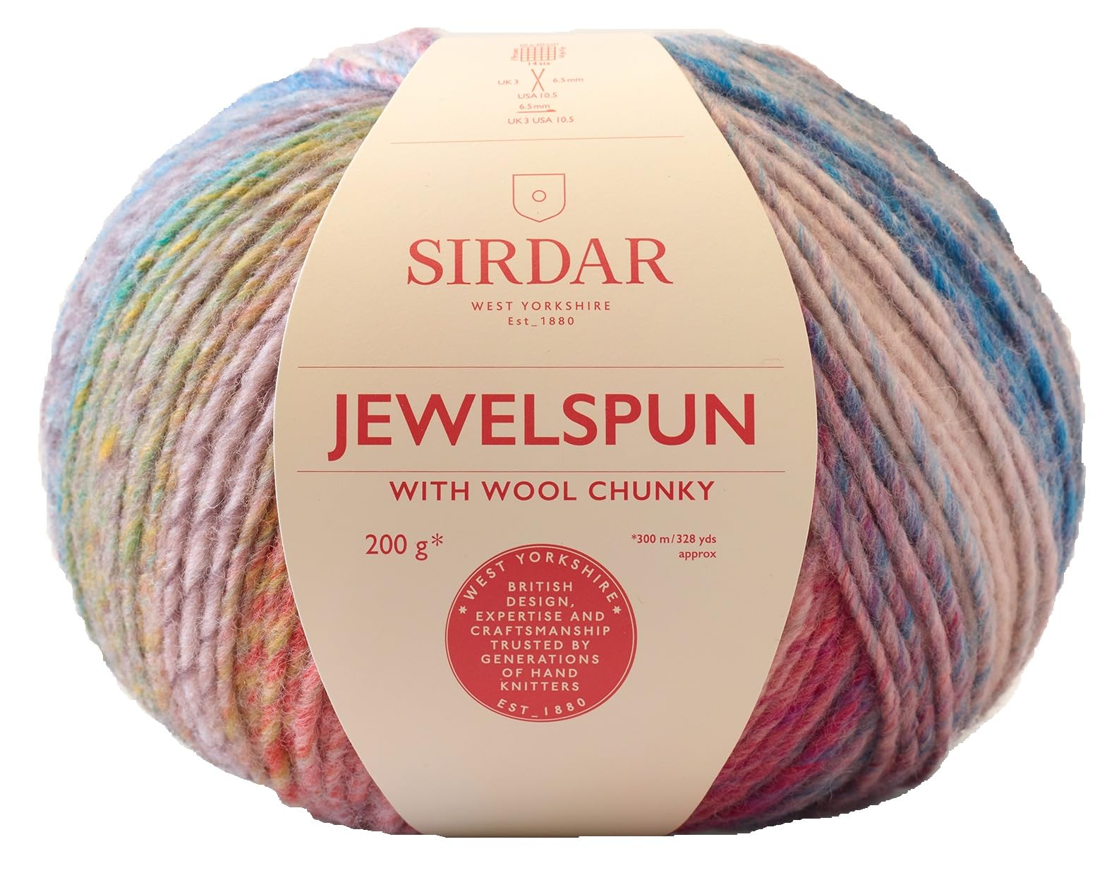 Sirdar Jewelspun with Wool Chunky, Mother of Pearl (203), 200g — image 1