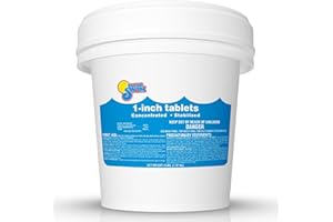 In The Swim 1 Inch Stabilized Chlorine Tablets for Sanitizing Swimming Pools - Fast Dissolving - 90% Available Chlorine - Tri-Chlor - 4 Pounds