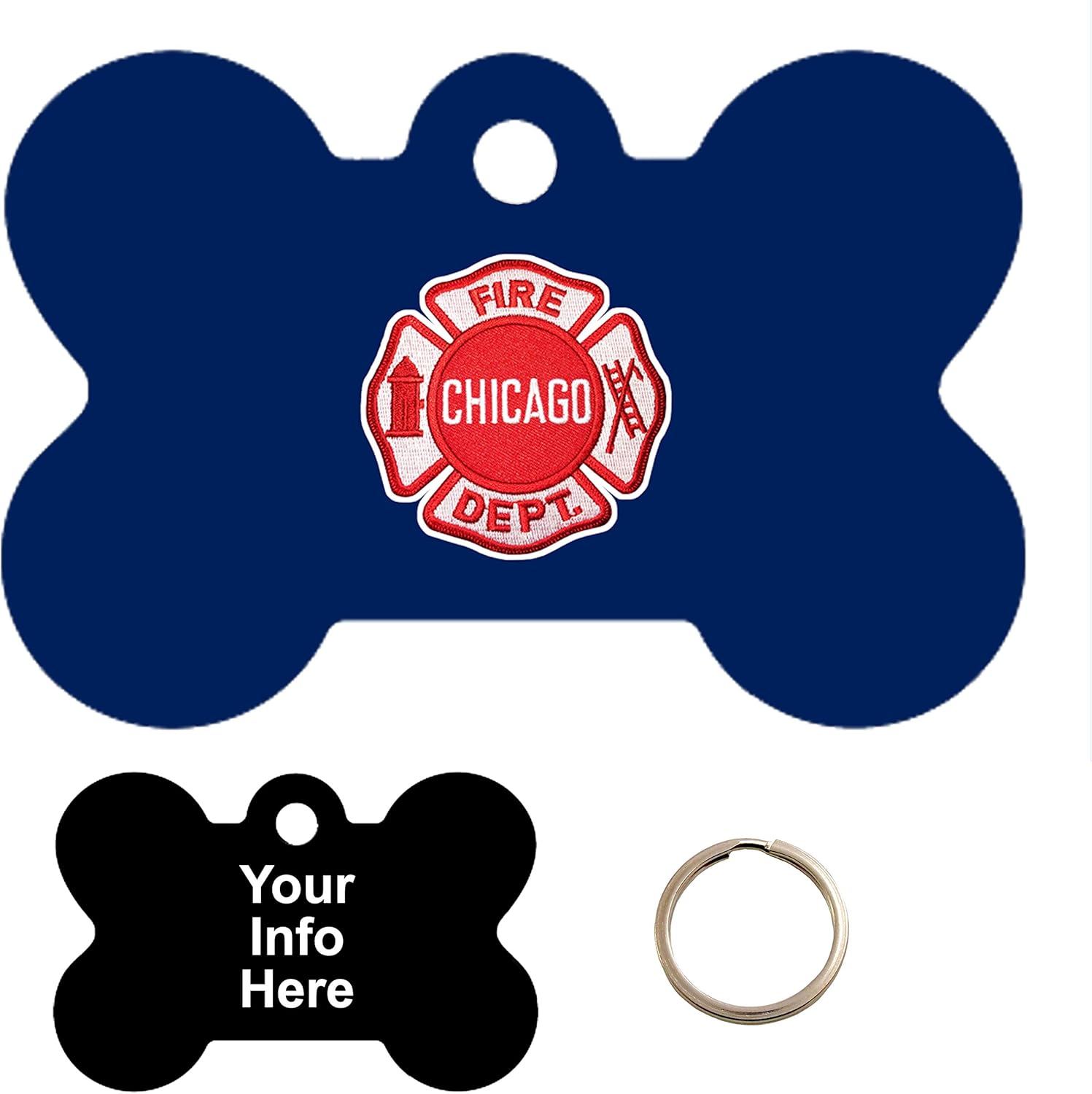 firefighter dog tags for pets