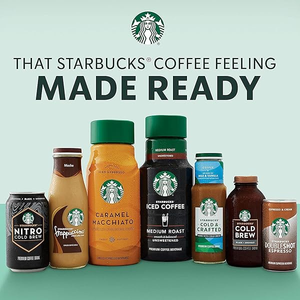 STARBUCKS NITRO COLD BREW, 2 FLAVOR SWEET CREAM VARIETY PACK, 9.6 FL OZ CANS (8 PACK)