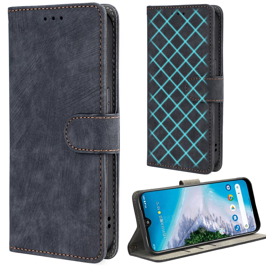 SHIEID Compatible with HMD Pulse Pro Case with Wallet, Flip Cover with Card Holder Kickstand, Protective Purse RFID Blocking Case for HMD Pulse Pro-01