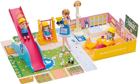 Amazon リカちゃん ミキちゃんマキちゃんようちえん ハウス おもちゃ
