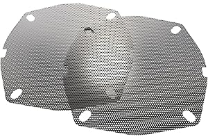 Hogtunes SGF GRILL-AA Replacement Front Speaker Grills (2 Pack), Fits 1998-2013 Harley-Davidson Motorcycles