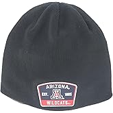 ZHATS NCAA Unisex-Adult NCAA Officially Licensed Beanie Edge Patch Switchback Black