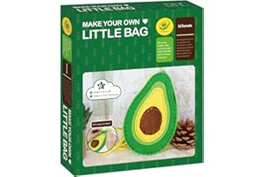 Flying Childhood Felt Kids Sewing Kit Ages 8-12 Arts Crafts for Girls Learn to Sew Strawberry Pineapple Avocado Bag Felt Craft Kits