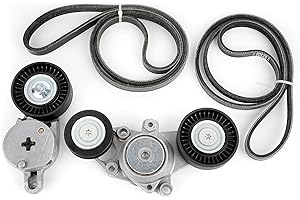 Tykick Serpentine Belt Tensioner Kit for Toyota Camry 2010 2011 2.5L L4 Replaces 1662036030 16601-0V010 4PK1240 3PK1200 16620-36030 39096 49438 166010V010 39095 49437 K040488 90916-A2022