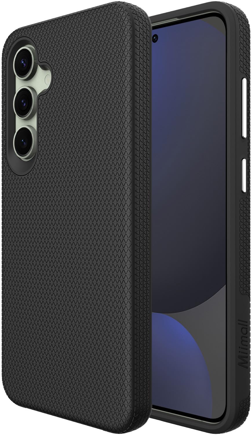 Photo 1 of Miimall Rugged Case for Samsung Galaxy S24 FE - Slim, Dual Layer Protection, Military Shockproof, Anti-Slip, Anti-Scratch, Full Body Heavy Duty Case, Black