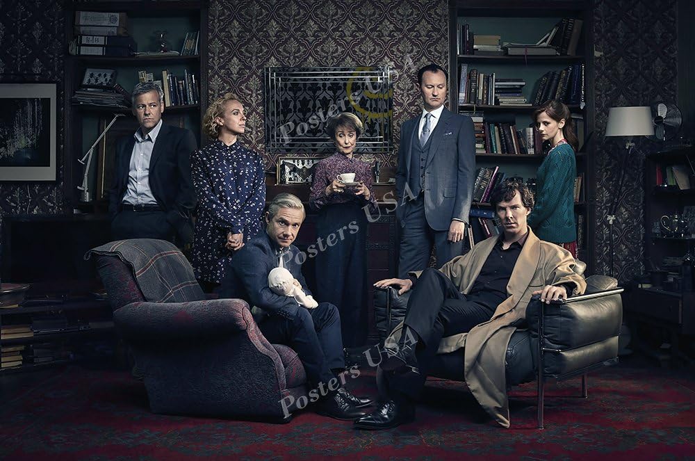 Posters USA Sherlock Benedict Cumberbatch TV Series Show Poster GLOSSY FINISH - TVS285 (16" x 24" (41cm x 61cm))