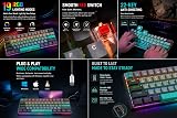 Sumvision Seeker Destroyer II 60% Mechanical Keyboard Red Switch RGB 19 Modes view 3