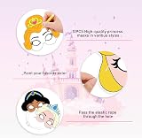 Hifot Princess DIY Masks for Kids 12pcs Colour-In Card Craft Paper Costume view 2