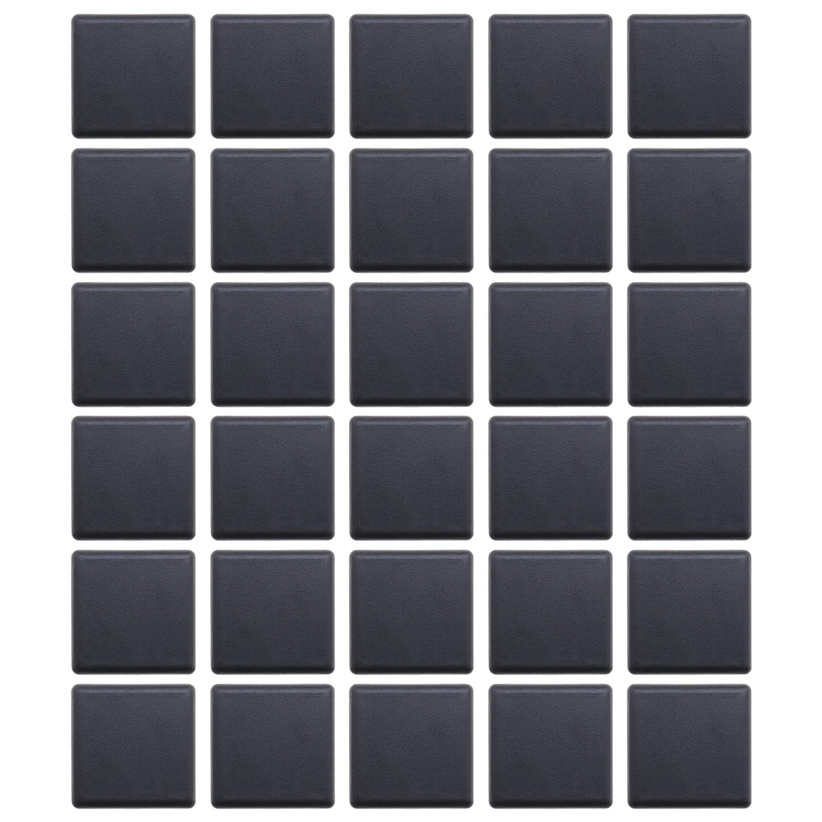 VGOL 30PCS Aluminum Profiles End Cap Cover Plastic Fasteners for 4040 European Standard Industrial Aluminum Profiles Black 40x40mm