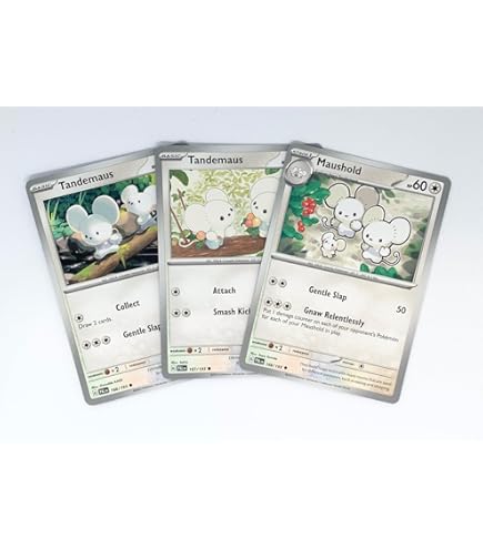 Amazon.com: Maushold 161/198 - Scarlet & Violet - Pokemon Evolution 3 Card  Set