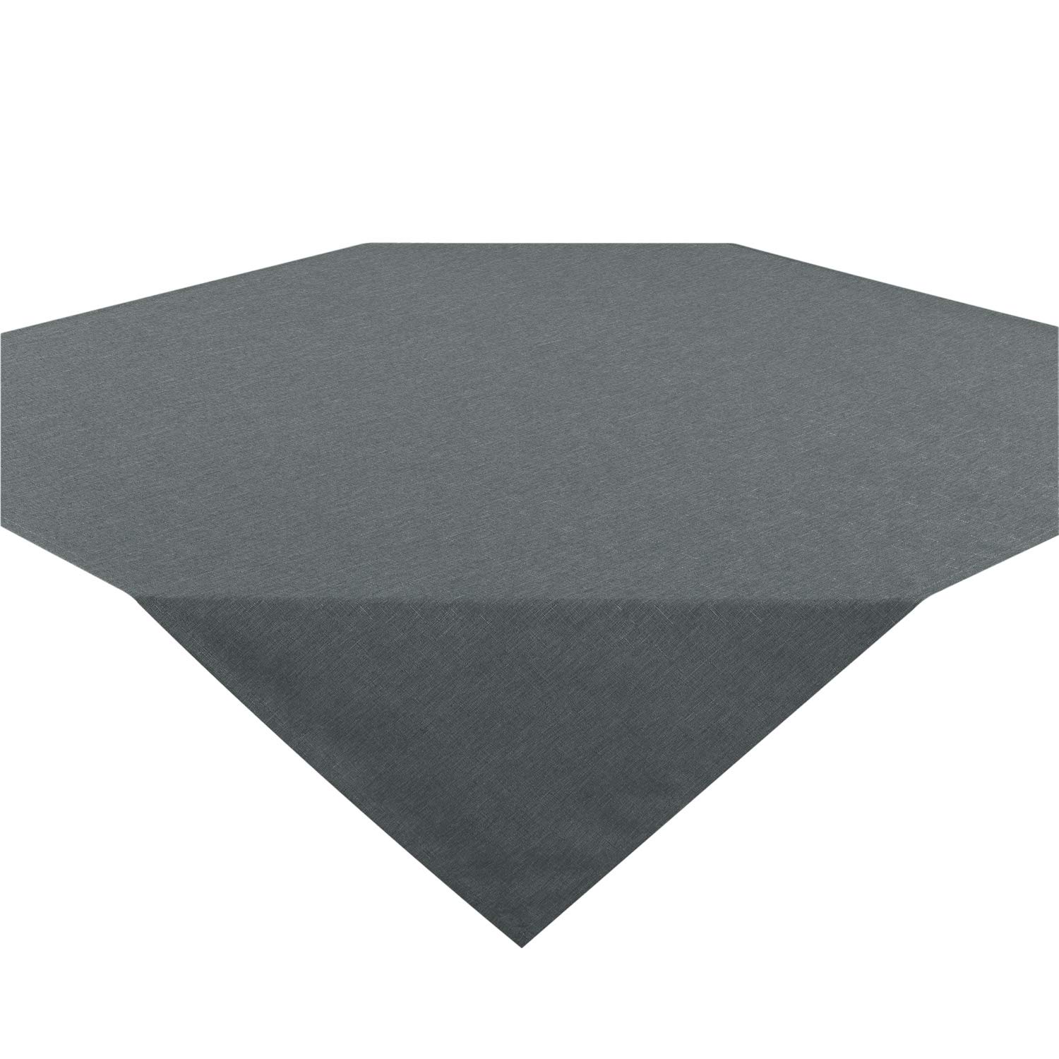 Tischdeckenshop24 Tablecloth VIENNA anthracite premium, stain resistant, all-season, square 85x85 cm