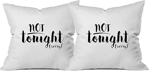 Amazon Com Oh Susannah Not Tonight Not Tonight Reversible 18 X