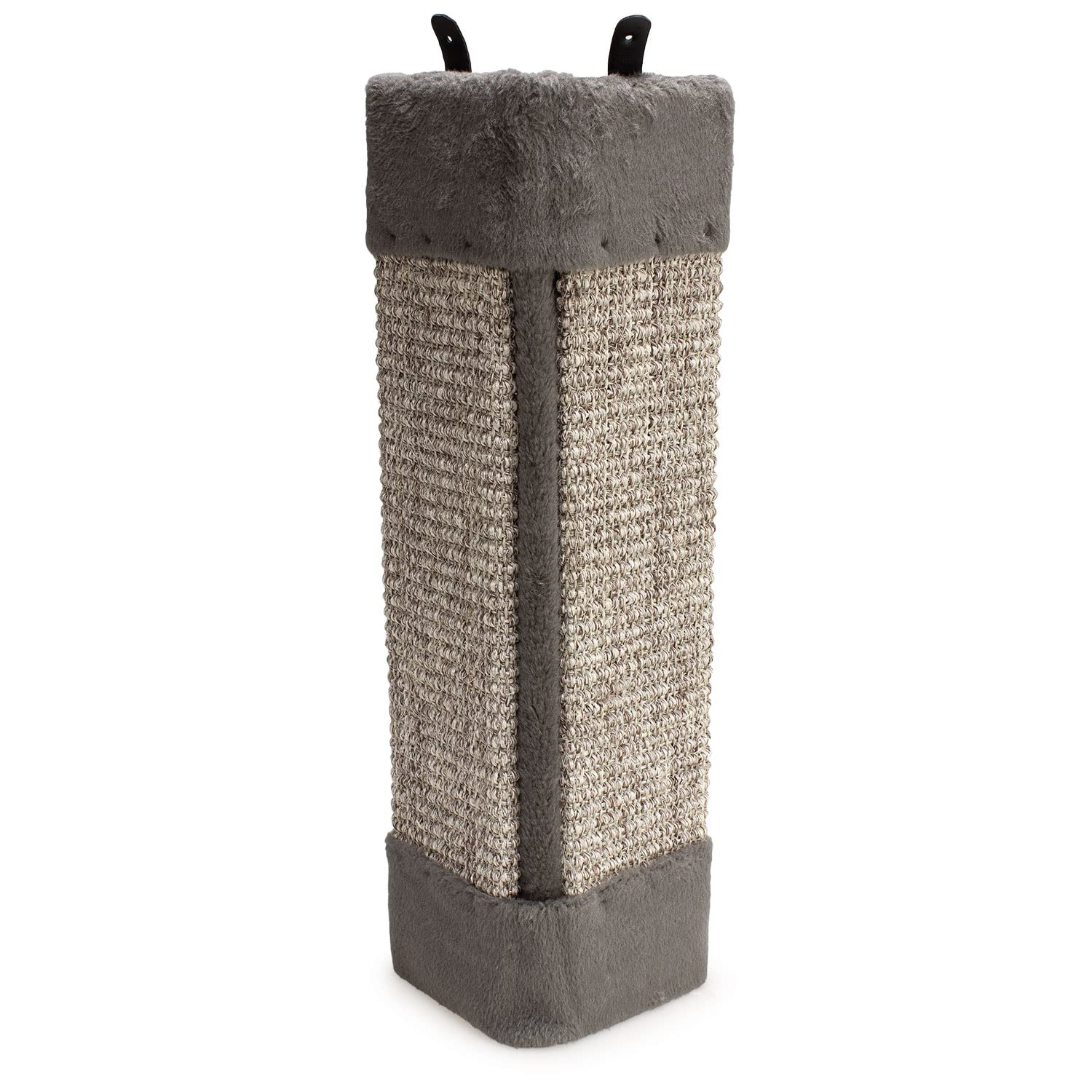 Arquivet Corner Scratcher Grey for Cats - 12 x 12 x 49 cm, Grey, 5050