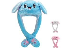 LYLPYHDP Bunny Hat, Funny Plush Bunny Hats, Plush Christmas Rabbit Hat, Party Cosplay Cute Animal Hats.
