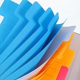 Thboxes 400 Pcs Sticky Notes Set Multicolor with PU Leather Cover view 3