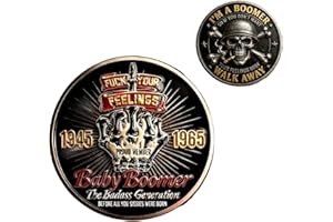 I’m a Boomer – Walk Away Coin Commemorative Coin, Anti Woke Boomer Coin, Boomer Coin, Military Vintage Style Coin, Heavy Meta