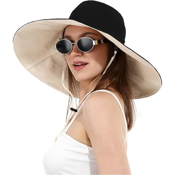 Chapeau De Soleil Pliable Maille Femme - Large Bord 11,5 Cm, Protection UV UPF50+, Sangle Menton