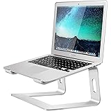 Soundance Laptop Stand, Aluminum Computer Riser, Ergonomic Laptops Elevator for Desk, Metal Holder Compatible with 10 to 15.6