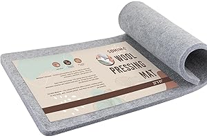 Somime 22x61" Wool Pressing Mat, 100% New Zealand Wool Ironing Mat, Felted Wool Ironing Board for Sewing, Quilting, DIY Crafts, and Embroidery