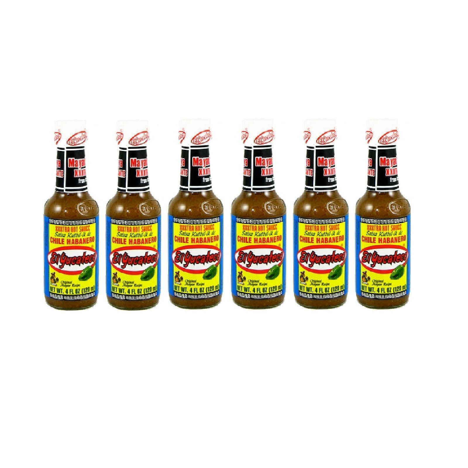 El Yucateco Sauce Habanero Xtra Hot (Six Pack)