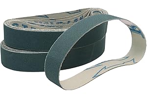 Funghwang 20PCS 3/4 x 12 inch Sanding Belt Kit 240 Grit Ceramic and Aluminum Oxide Grinding Belts Replacement for The Ken Onion Edition of Work Sharp Knife and Tool Sharpener