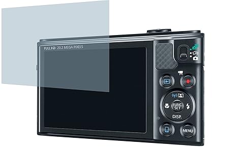 Canon PowerShot SX610 HS (2 Stück) PREMIUM Displayschutzfolie Bildschirmschutzfolie ANTIREFLEX - KRATZFEST UND PASSGENAU