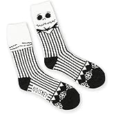 Nightmare Before Christmas Jack Skellington Striped Sweater Socks size 10-13