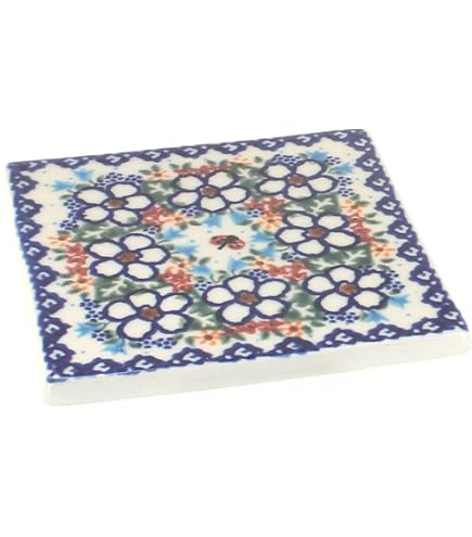 Purpledip Hand-Painted Marble Lakshmi Tile With Gold Work - 6x4 Inch Decorative Plate With Display Stand
