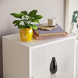 Vida Designs Oxford 5 Tier Cube Bookcase White Freestanding H132xW32xD24cm view 4