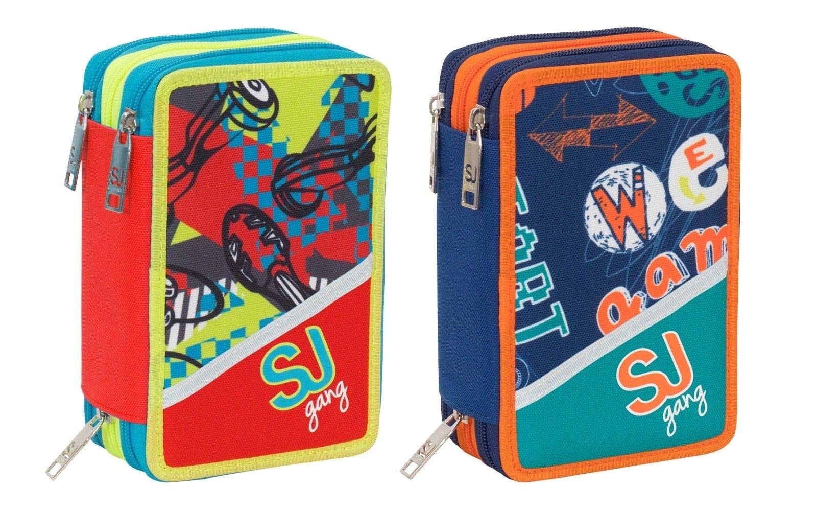 SevenSJ Gang 3 Zip Complete Pencil Case - Colour Default 000