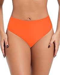 AFOLIRY Women's Sexy High Waisted High Cut Cheeky