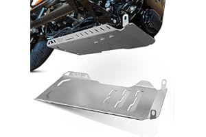 totiancong Motorcycle Skid Plate for Harley Softail Street Bob Fat Boy Breakout Fat Bob Low Rider Low Rider st 2018-2023 Lower Engine Base Chassis Guard for Harley Accessories, Sliver