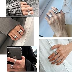 10mm 925 Sterling Silver Rings for Women Mens