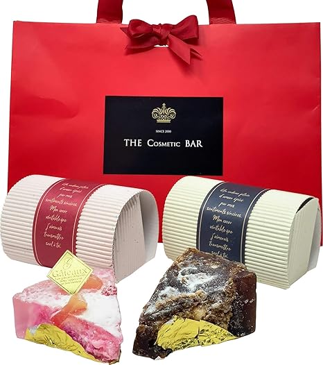 Amazon ギフトセット ケーキ石鹸 プレゼント 女性 誕生日 記念日 贈り物 ホワイトデー 母の日 The Cosmetic Bar 2個セット The Cosmetic Bar 固形せっけん 通販