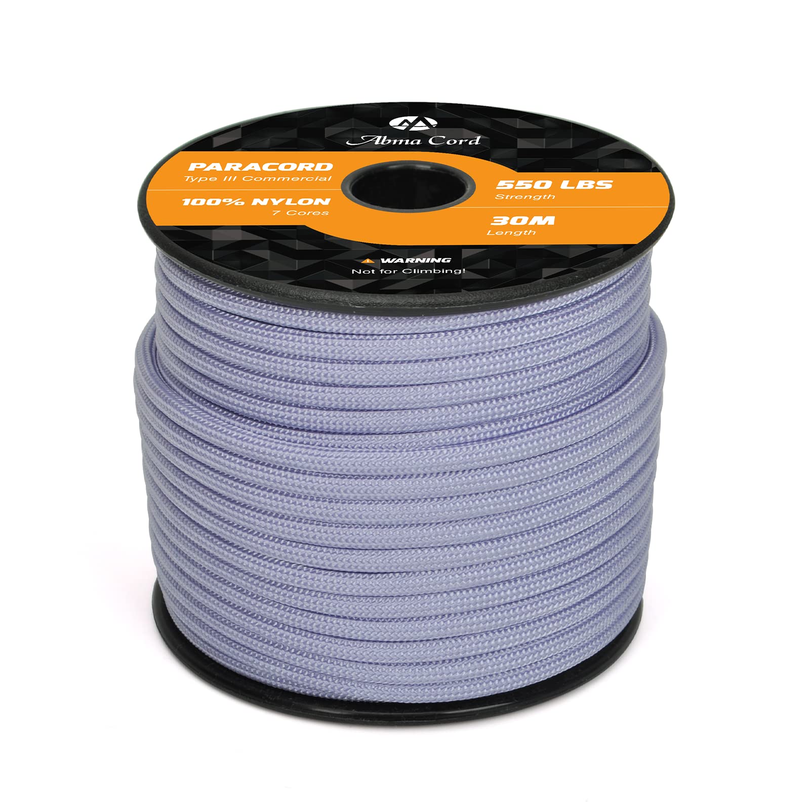 Abma Cord Paracord 550 4mm Nylon Rope Type III 7 Strands Parachute Cord - Max. 250kg (550lbs)
