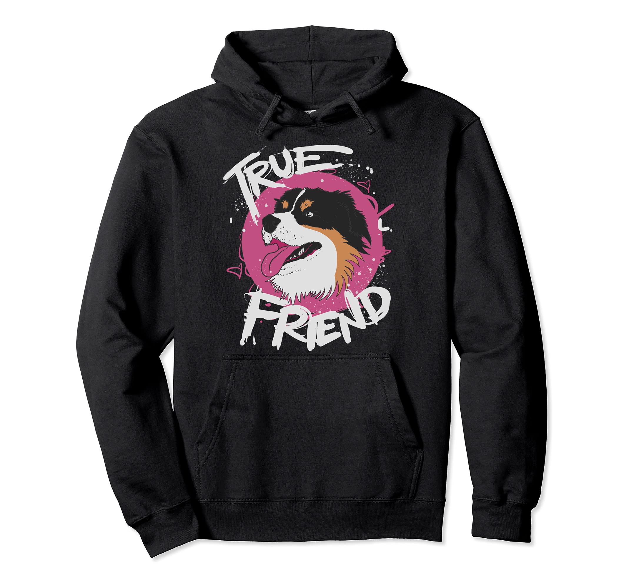 True Friend Australian Shepard Dog Pullover Hoodie