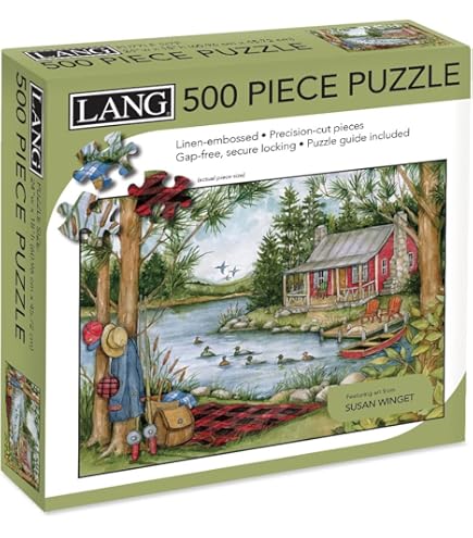 Lang Wildflowers Puzzles - 500 Pc (5039199 2 Puzzles - 306890