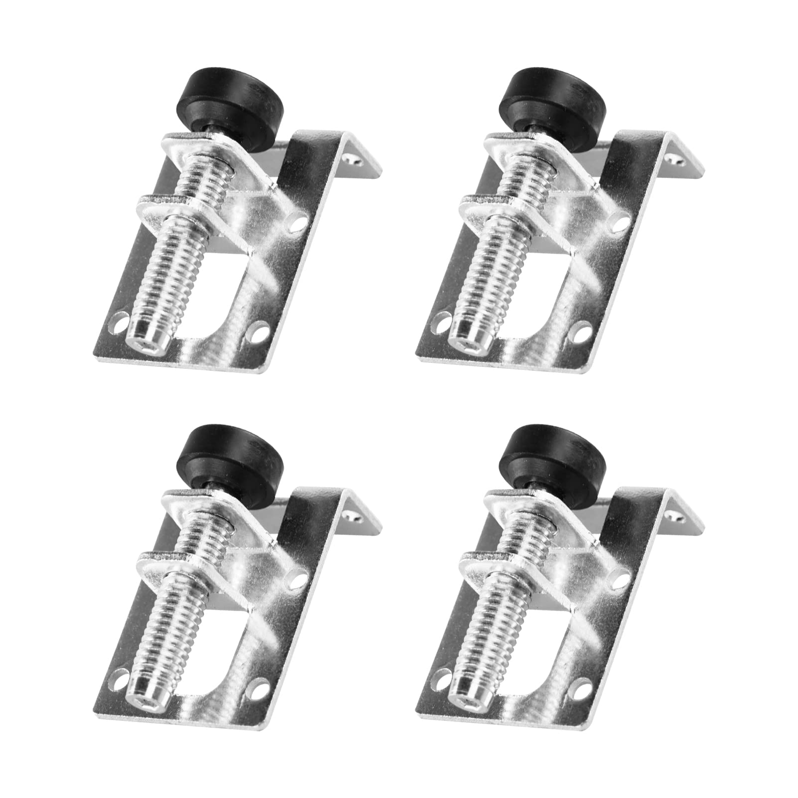 SZXMDKH Furniture Leveler, Heavy Duty Furniture Leveling Feet, Furniture Leg Leveler M10 Adjustable Leveling Feet for Tables, Shelving Units, Cabinets, Worktops with Lock Nuts(4 Sets)