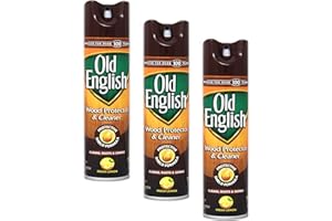 OLD ENGLISH Aerosol Wood Protector & Cleaner, Fresh Lemon 12.50 oz (Pack of 3)