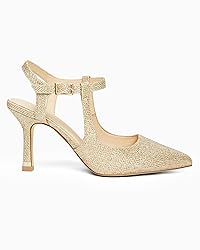 Coutgo Womens High Heels Closed Toe Stiletto Mary