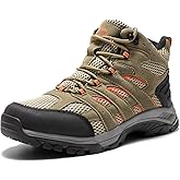 NORTIV 8 Women's Waterproof Hiking Boots Outdoor Trekking Mid Backpacking Mountaineering lightweight boots