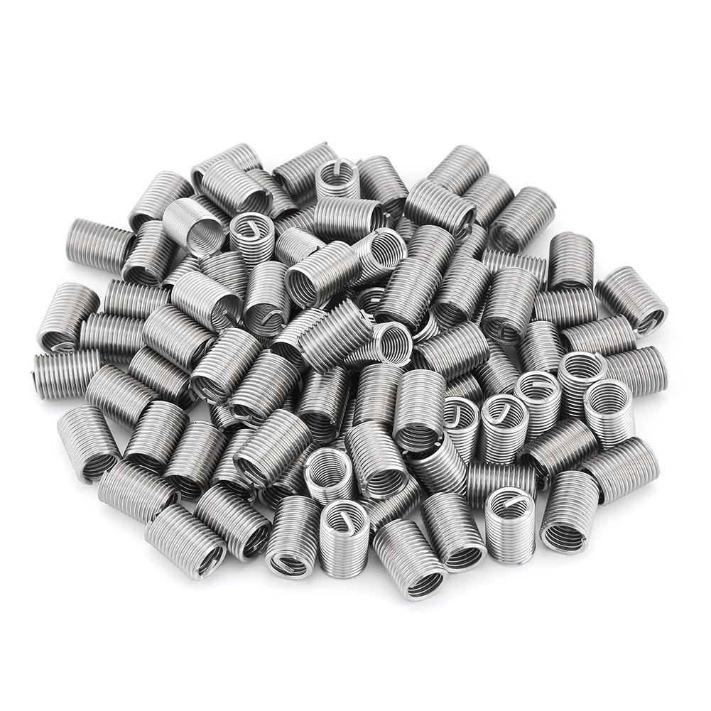 Thread Repair Kit, 100 Pcs 304 Stainless Steel Wire Screw Sleeve Thread Repair Kit M101.5 2.5D hex sockets Thread Repair Kit: Industrial & Scientific
