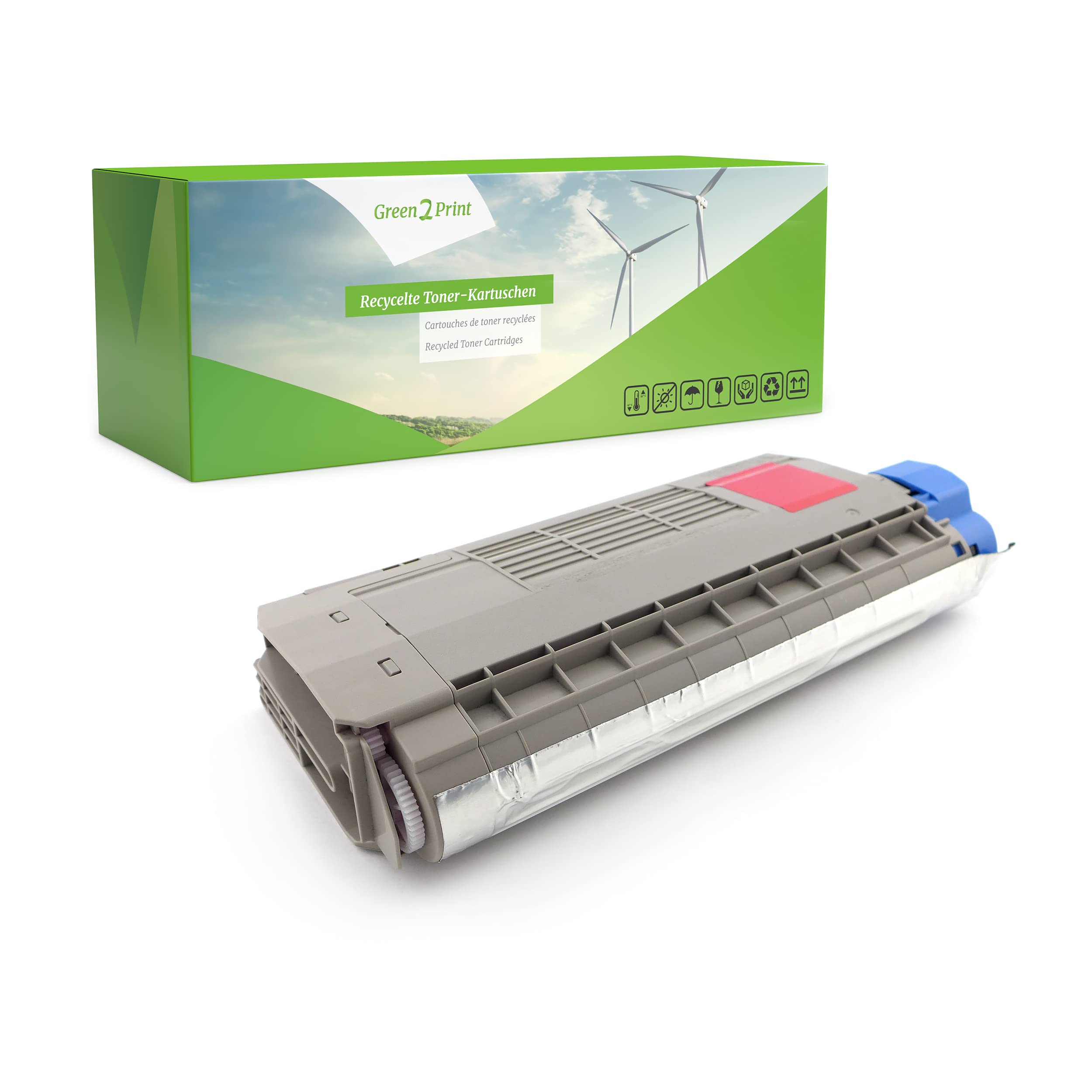 Green2Print Toner magenta 11500 pages replaces OKI 45396202 Toner cartridge for OKI MC770dnfax, MC770Dnvfax, MC770DN, MC780DFNFAX, MC780DFNVFAX, MC780DFN