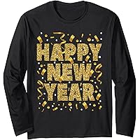 Amazon.com: Happy New Year Long Sleeve T-Shirt : Clothing, Shoes