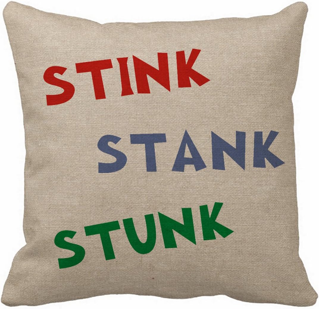 designyours Stink Stank Stunk Christmas Pillow Covers