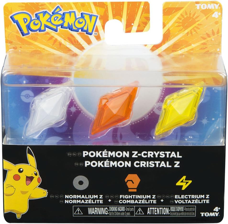 Pokemon Z-Crystal 3-pack Normalium Z, Fightinium Z, Electrium Z