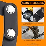 LuTuo Folding Bike Chain Lock 79cm Heavy Duty Alloy Steel with 3 Keys view 7